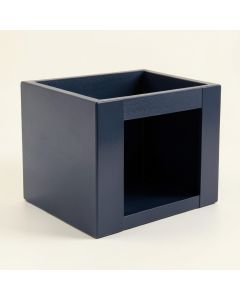 Lake Bend Empty Furniture-Style Litter Enclosure - Navy (synthetic illustration; no displayed measurements)