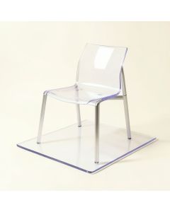 Cleartex Ultimat Hard Floor Straight Edge Chair Mat (synthetic illustration; no displayed measurements)