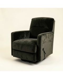 Standley 29.3 '' Wide Velvet Manual Swivel Standard Recliner (synthetic illustration; no displayed measurements)