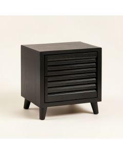 Aspen Bluff Nightstand - Black (synthetic illustration; no displayed measurements)