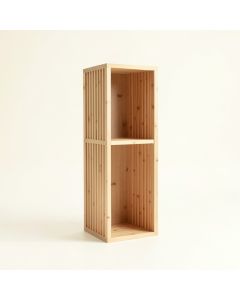 Cedar Dell Narrow Cubby Tower - Beige (synthetic illustration; no displayed measurements)
