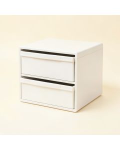 Summit Dell Small-Parts Storage Drawer Cabinet - White (synthetic illustration; no displayed measurements)