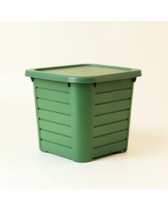 Cove Brook Closed Garden Compost Bin - Green (synthetic illustration; no displayed measurements)