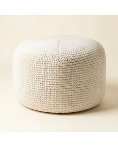 Morrow Knitted Pouf (synthetic illustration; no displayed measurements)
