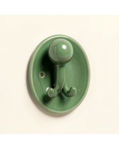 Oak Brook Wall-Mounted Robe Hook - Green (synthetic illustration; no displayed measurements)