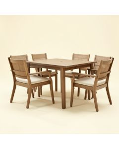 Auby 5 Piece Bistro Set (synthetic illustration; no displayed measurements)