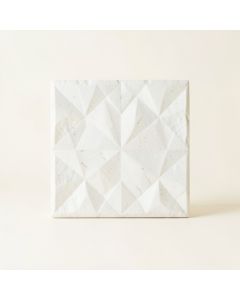 Willow Canyon Uninstalled Square Decorative Tile - White (synthetic illustration; no displayed measurements)