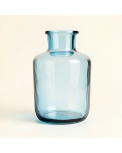 Holly Arc Empty Decorative Vase - Blue (synthetic illustration; no displayed measurements)
