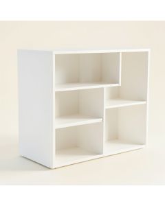 Rowan Dale Desktop Shelving Unit - White (synthetic illustration; no displayed measurements)