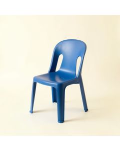 Willow Arc Small Chair - Blue (synthetic illustration; no displayed measurements)