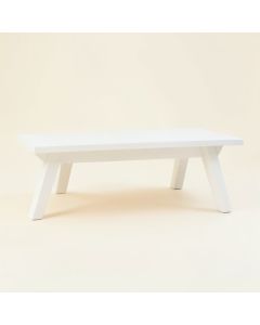 Flint Falls Indoor Bench - White (synthetic illustration; no displayed measurements)
