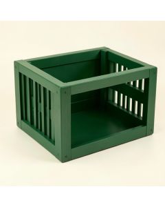 Briar Bridge Empty Furniture-Style Pet Crate - Green (synthetic illustration; no displayed measurements)