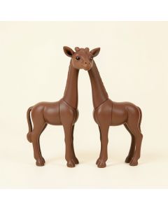West Giraffe Adornment 2 Piece Figurine Set (synthetic illustration; no displayed measurements)