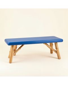 Cliff Bluff Indoor Bench - Blue (synthetic illustration; no displayed measurements)