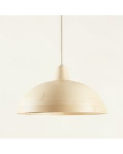 Rowan Brook Pendant Light Suspended From One Plain Cable - Cream (synthetic illustration; no displayed measurements)