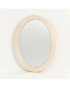 Briar Crest Framed Wall Mirror - Ivory (synthetic illustration; no displayed measurements)