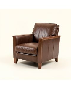 Almaraz 33.7 '' Wide Leather Match Armchair (synthetic illustration; no displayed measurements)