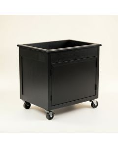 Harbor Dell Empty Rolling Workshop Cart - Black (synthetic illustration; no displayed measurements)