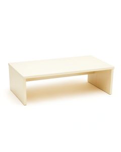 Bay Crest Desktop Monitor Riser - Cream (synthetic illustration; no displayed measurements)