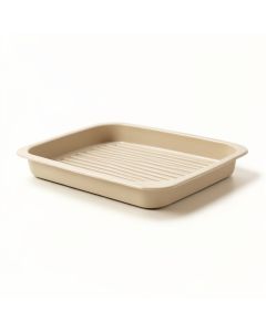 Oak Dale Empty Under-Desk Cable Tray - Beige (synthetic illustration; no displayed measurements)