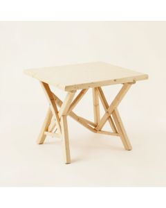 Alder Bluff Patio Table - Ivory (synthetic illustration; no displayed measurements)