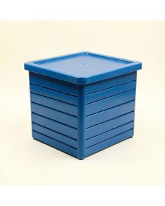 Dune Canyon Closed Outdoor Storage Box - Blue (synthetic illustration; no displayed measurements)
