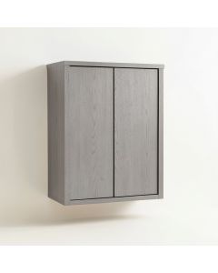 Stone Bluff Wall-Mounted Entry Cabinet - Gray (synthetic illustration; no displayed measurements)