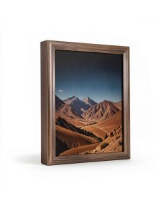 `` Valley Of Fire Wave '' Picture Framed Photograph On Canvas (synthetic illustration; no displayed measurements)