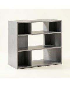 Juniper Bluff Desktop Shelving Unit - Gray (synthetic illustration; no displayed measurements)