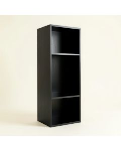 Spruce Canyon Narrow Cubby Tower - Black (synthetic illustration; no displayed measurements)