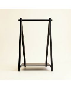 Holly Crest Empty Garment Rack - Black (synthetic illustration; no displayed measurements)