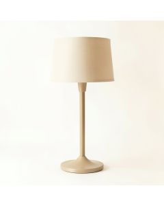 Ridge Bluff Floor Lamp With A Plain Fabric Shade - Beige (synthetic illustration; no displayed measurements)