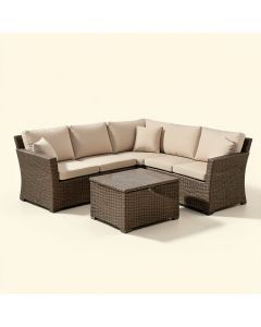 Mykonos 3 Piece Seating Group With Cushions (synthetic illustration; no displayed measurements)