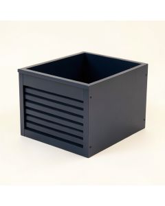 Summit Falls Empty Furniture-Style Litter Enclosure - Navy (synthetic illustration; no displayed measurements)