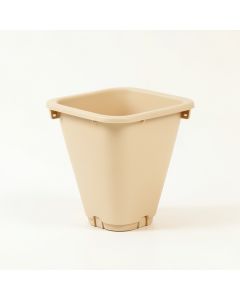 Rowan Bend Empty Railing Planter With Integral Brackets - Beige (synthetic illustration; no displayed measurements)