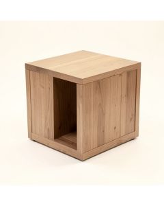 Athena Solid Wood End Table With Storage (synthetic illustration; no displayed measurements)
