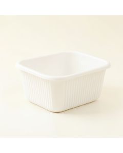 Heath Arc Empty Storage Basket - White (synthetic illustration; no displayed measurements)