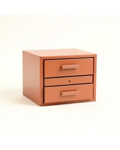 Wren Canyon Small-Parts Storage Drawer Cabinet - Terracotta (synthetic illustration; no displayed measurements)