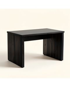 Writing Desk , Rustic Oak & Black Finish (synthetic illustration; no displayed measurements)