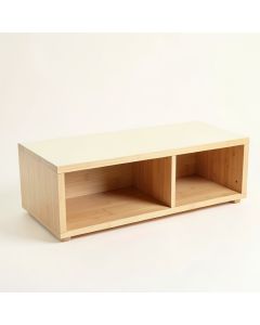 Rowan Edge Shoe Storage Bench - Cream (synthetic illustration; no displayed measurements)