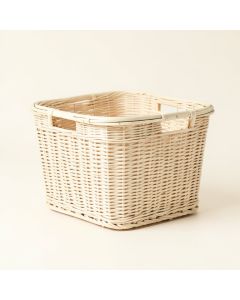 Ridge Arc Laundry Hamper - Ivory (synthetic illustration; no displayed measurements)