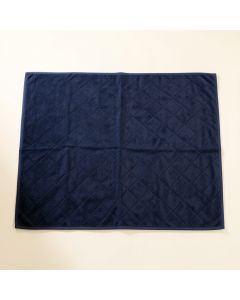 Flint Dell Bath Mat - Navy (synthetic illustration; no displayed measurements)