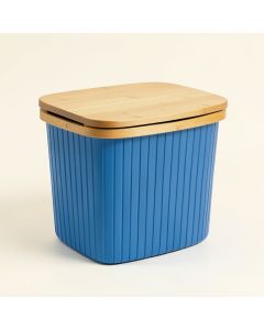 Alder Branch Laundry Hamper - Blue (synthetic illustration; no displayed measurements)