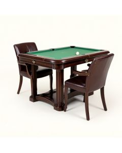 Eleanore Decor 53 '' 8 - Player Poker Table With Chairs (synthetic illustration; no displayed measurements)