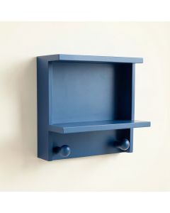 Summit Dale Wall-Mounted Entryway Organizer Shelf - Blue (synthetic illustration; no displayed measurements)