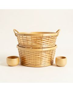 Cillian Bamboo 5-Piece Bathroom Accessory Set (synthetic illustration; no displayed measurements)