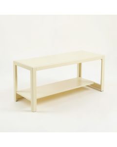 Cedar Canyon Narrow Outdoor Storage Bench - Cream (synthetic illustration; no displayed measurements)