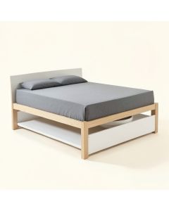 Twin Platform Bed With Shelves By Harper Orchard (synthetic illustration; no displayed measurements)