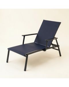 Brook Canyon Outdoor Lounge Chair - Navy (synthetic illustration; no displayed measurements)