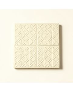 Oak Arc Uninstalled Square Decorative Tile - Cream (synthetic illustration; no displayed measurements)